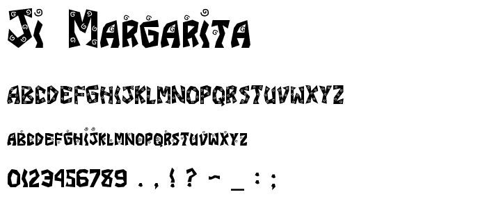 JI Margarita font